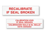 Rectangular Tamperproof Seals & Labels  
