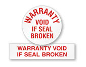 Warranty Labels