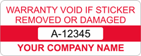 Warranty Void If Sticker Removed/Damaged Label
