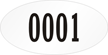 Oval Custom Template - Numbering