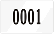 Rectangular Custom Template - Numbering