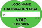Calibration Seal - Void if Broken Label