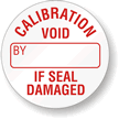 Calibration Seals, Destructible ¾" Circle
