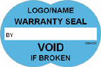 Warranty Seal - Void if Broken Label